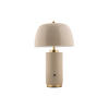 TISCHLAMPE Freya Ø 18 cm kabellos - Beige, Metall (18/18/30cm) - Leitmotiv