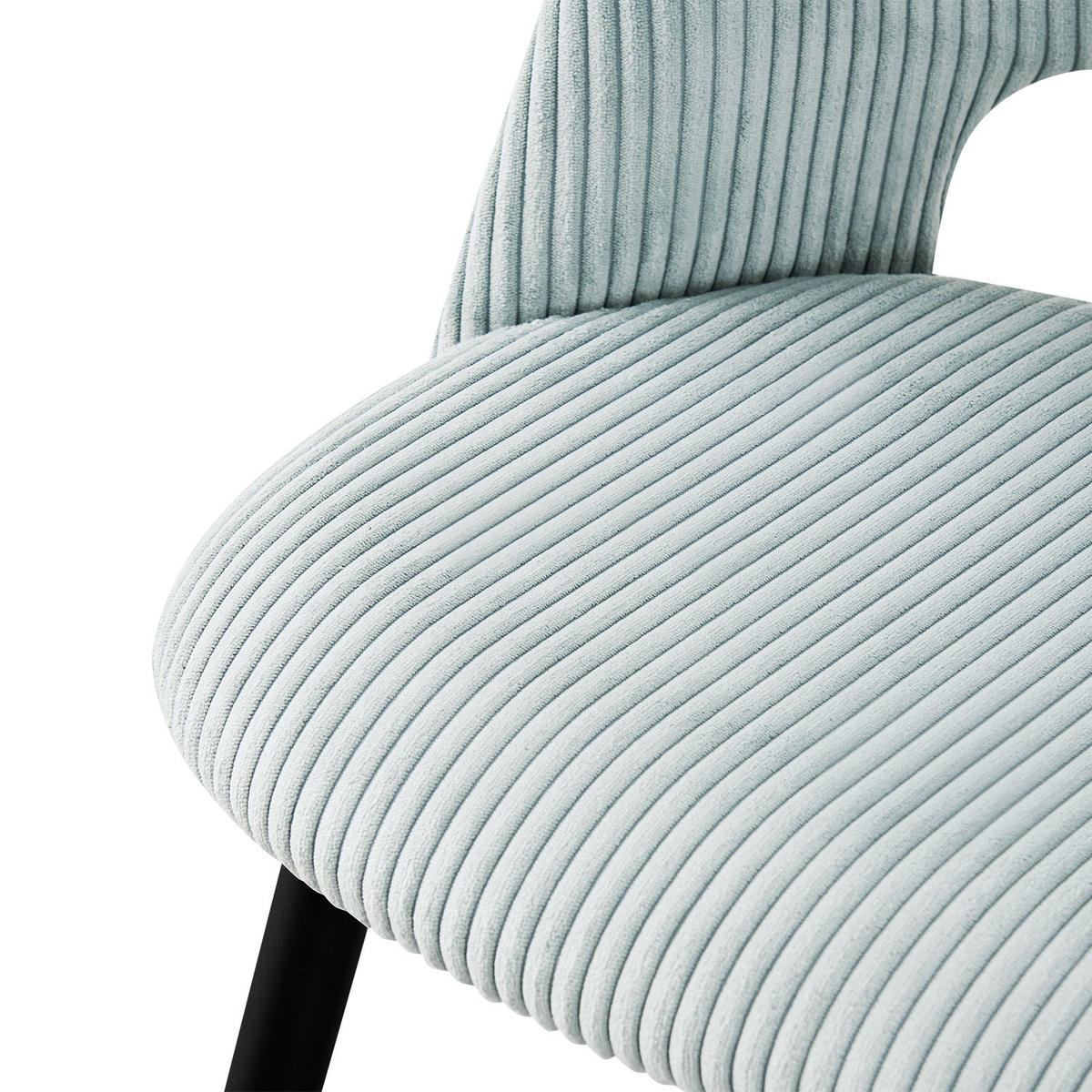 STUHL VICKY 2 Stück - Hellblau, Metall (53/81/58cm) - B&D Home