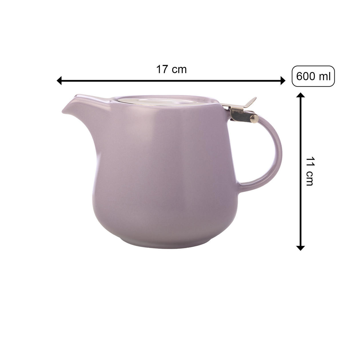 TEEKANNE TINT Lavendel 600 ml - Violett, Metall (0.6L) - Maxwell & Williams