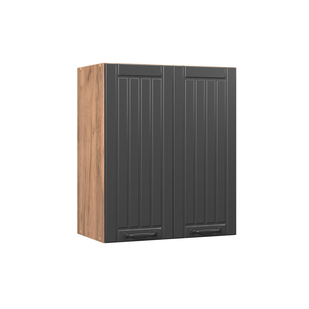 VĚŠÁK NA STĚNU Fame-Line Tmavě šedá - medově dubová/tmavě šedá, kompozitní dřevo (60/72/34.1cm) - Vicco