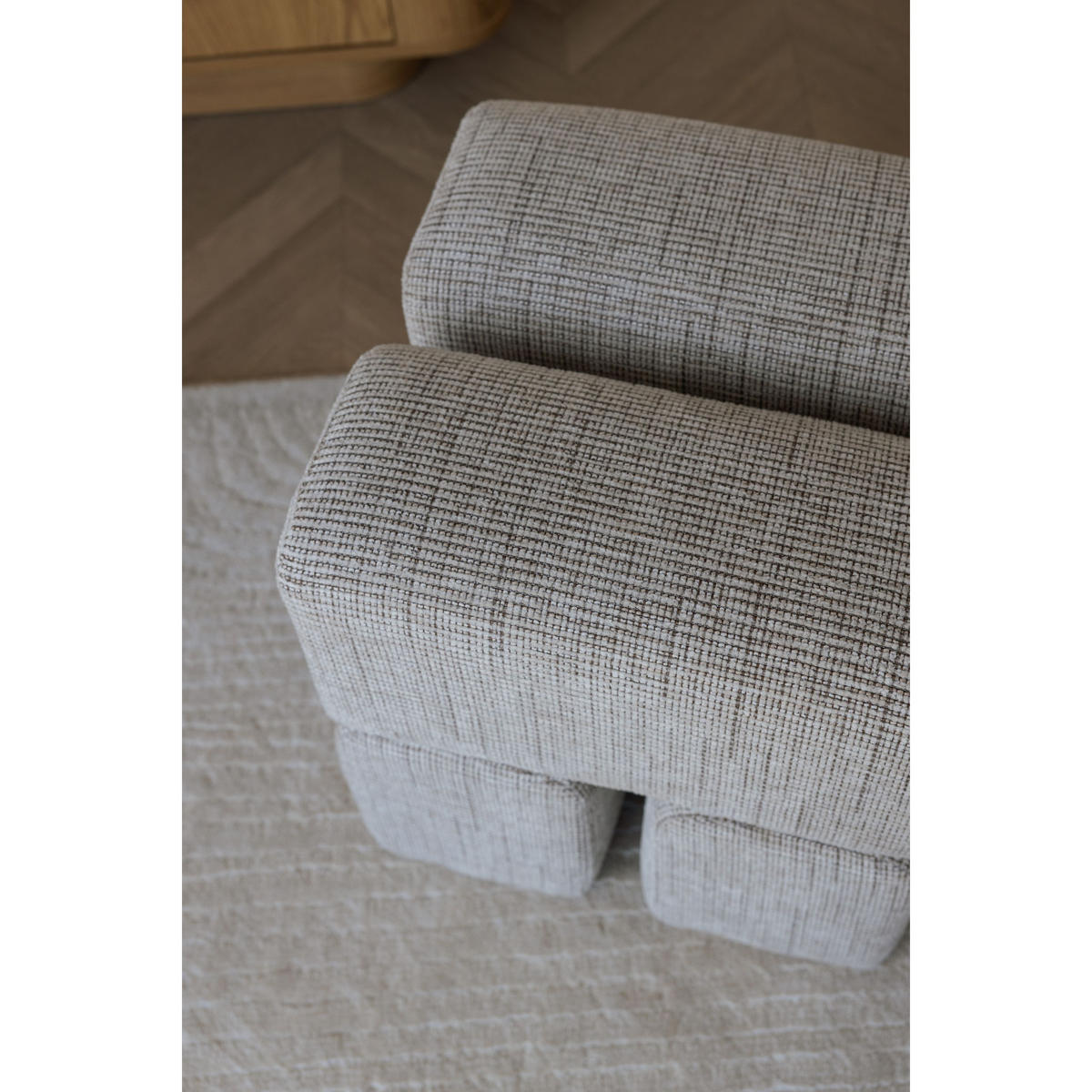 SITZHOCKER Staple Pouf/ Grün - Grün, Kunststoff (40/45/40cm) - Housecraft Living