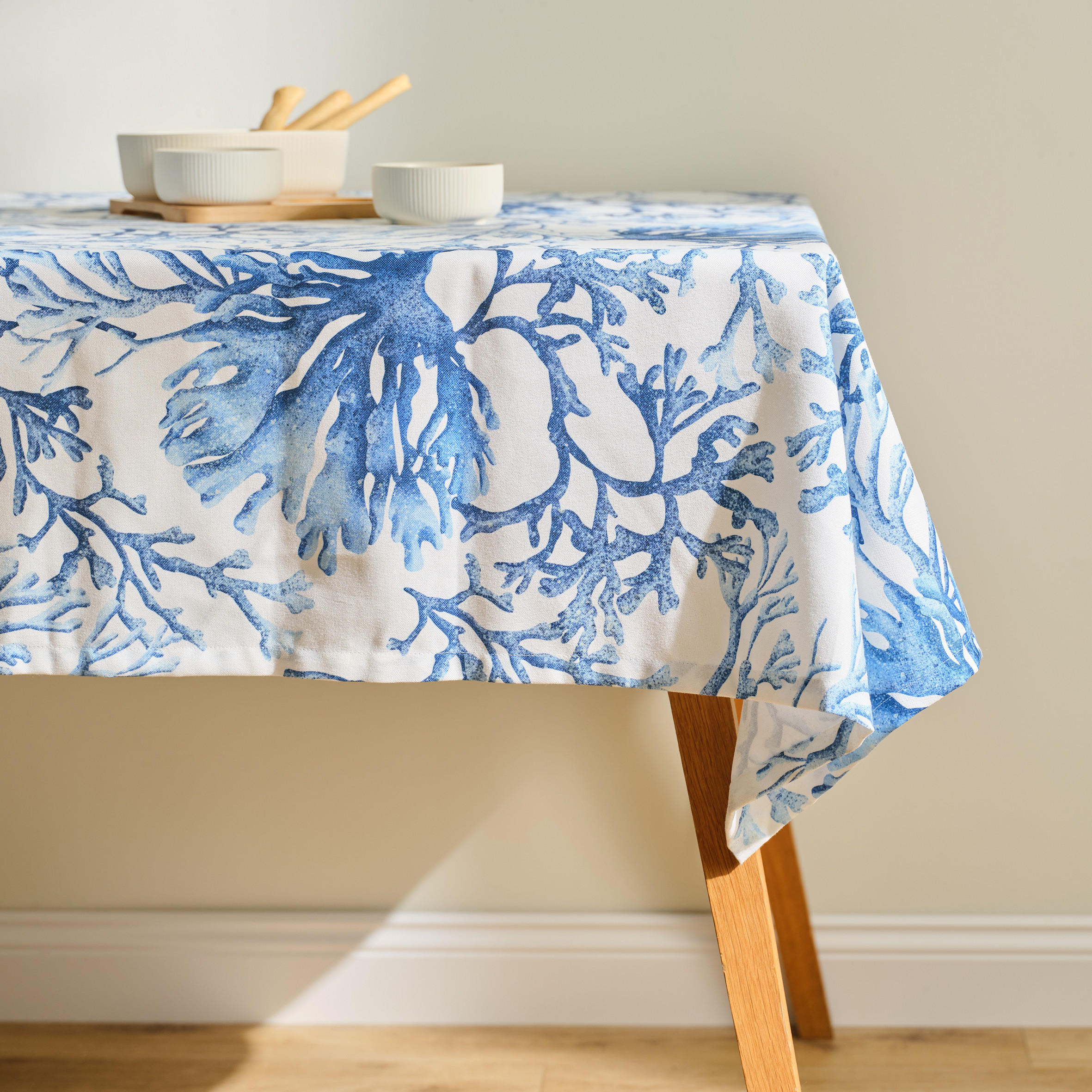 TISCHDECKE Marinis - Weiß, Textil (220/150/1cm) - home&you