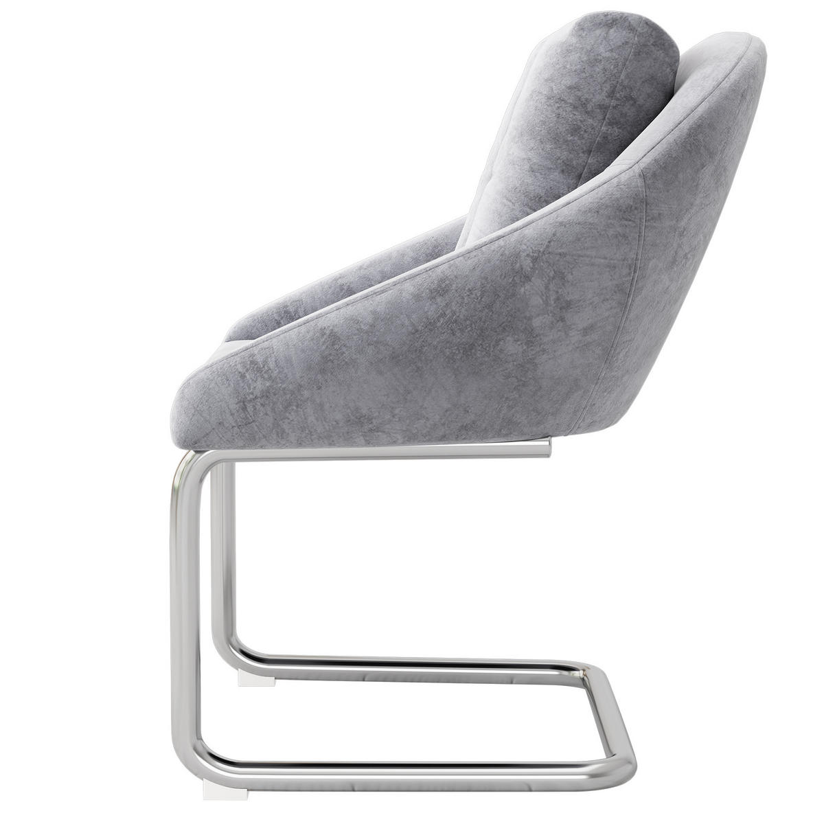 SCHWINGSTUHL DE-35649 2er-Set mit Samtpolsterung Grau - Grau, Metall (59/82/65cm) - ComfortXL