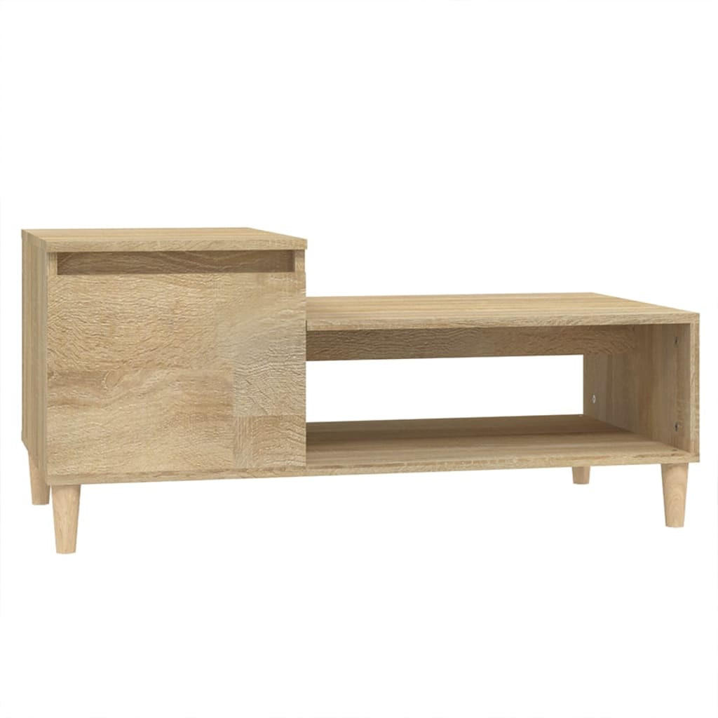 COUCHTISCH Sonoma-Eiche 100x50x45 cm Holzwerkstoff - Braun, Holzwerkstoff (100/50/45cm) - furnicato