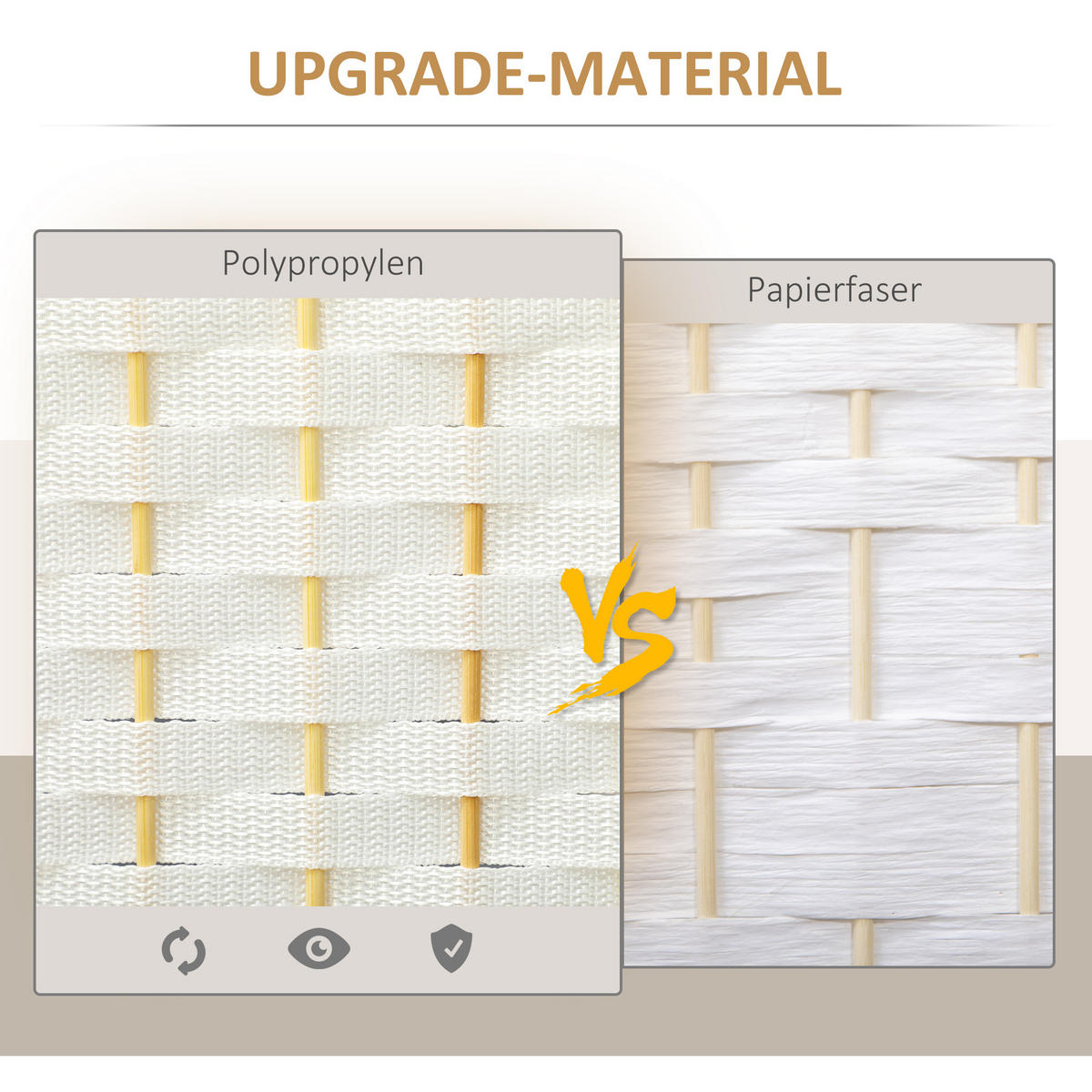 PARAVENT 4-teilig 160 x 170 cm Raumteiler Trennwand aus Kiefernholz Weiß - Weiß, Kunststoff (1.6/170/160cm) - HOMCOM