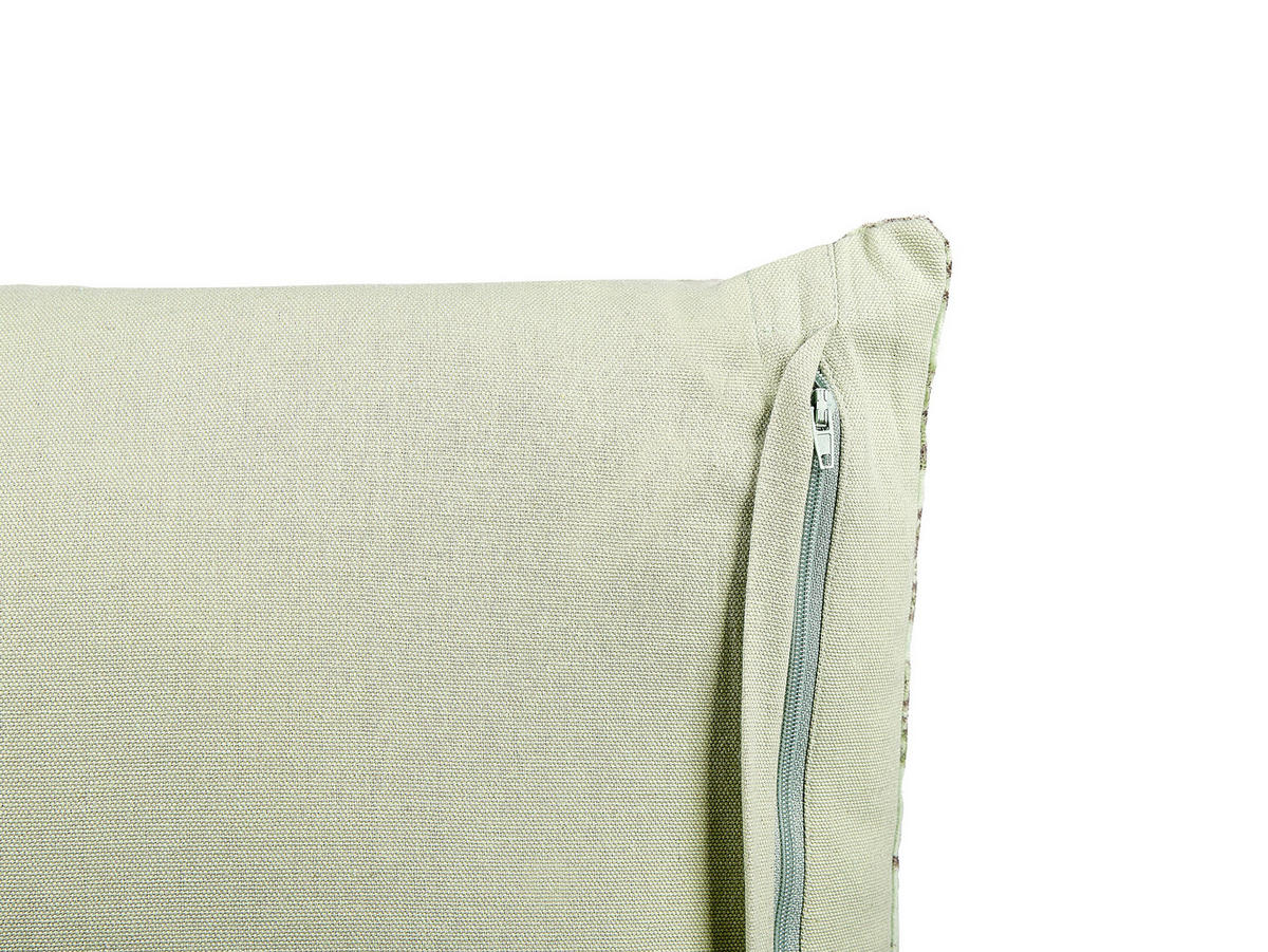DEKOKISSEN Grün 45/45 cm Rungia - Grün, Textil (45/45cm) - Beliani