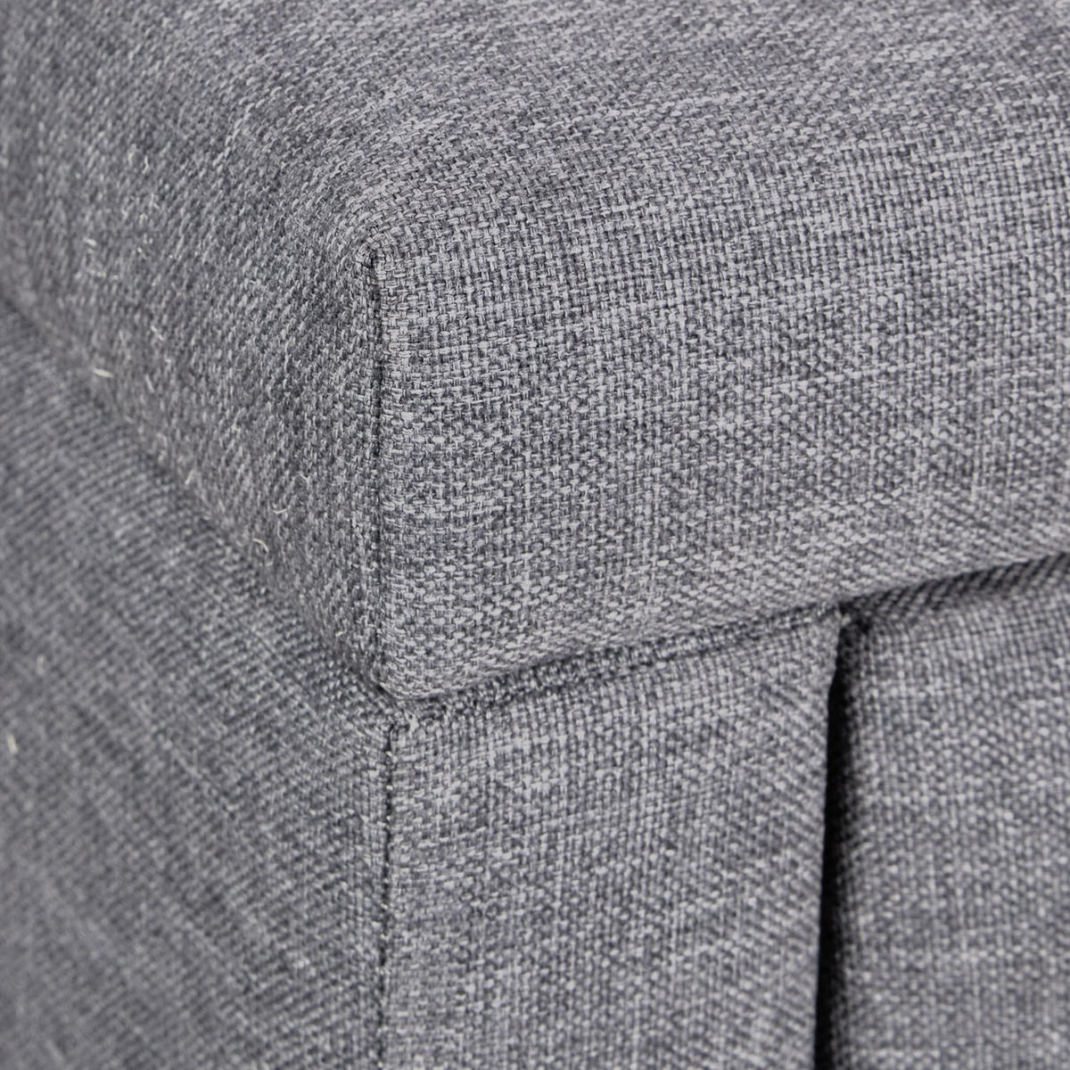 NACHTTISCH grau - Grau, Textil (47/54/29cm) - Homestyle4u
