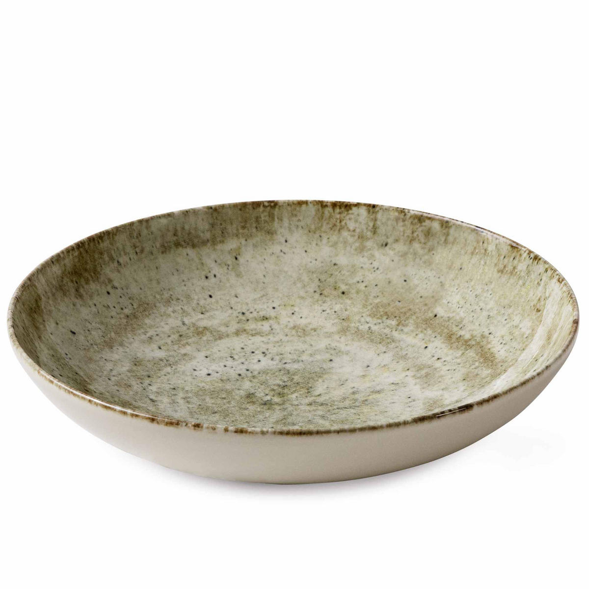 TELLER-SET ERATO 6-tlg Suppenteller Hartporzellan - Beige, Keramik (22/4/22cm) - KONSIMO®