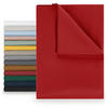 BETTTUCH ohne Gummi 220/275 cm, in Rot - Rot, Textil (275/220cm) - Blumtal