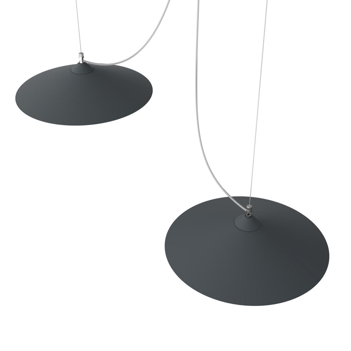 HÄNGELEUCHTE - Schwarz, Metall (40/40/9cm) - Lumicom