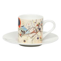 ESPRESSOTASSE Komposition 8 - Wassily Kandinsky - Naturfarben, Keramik (0.095L) - Könitz