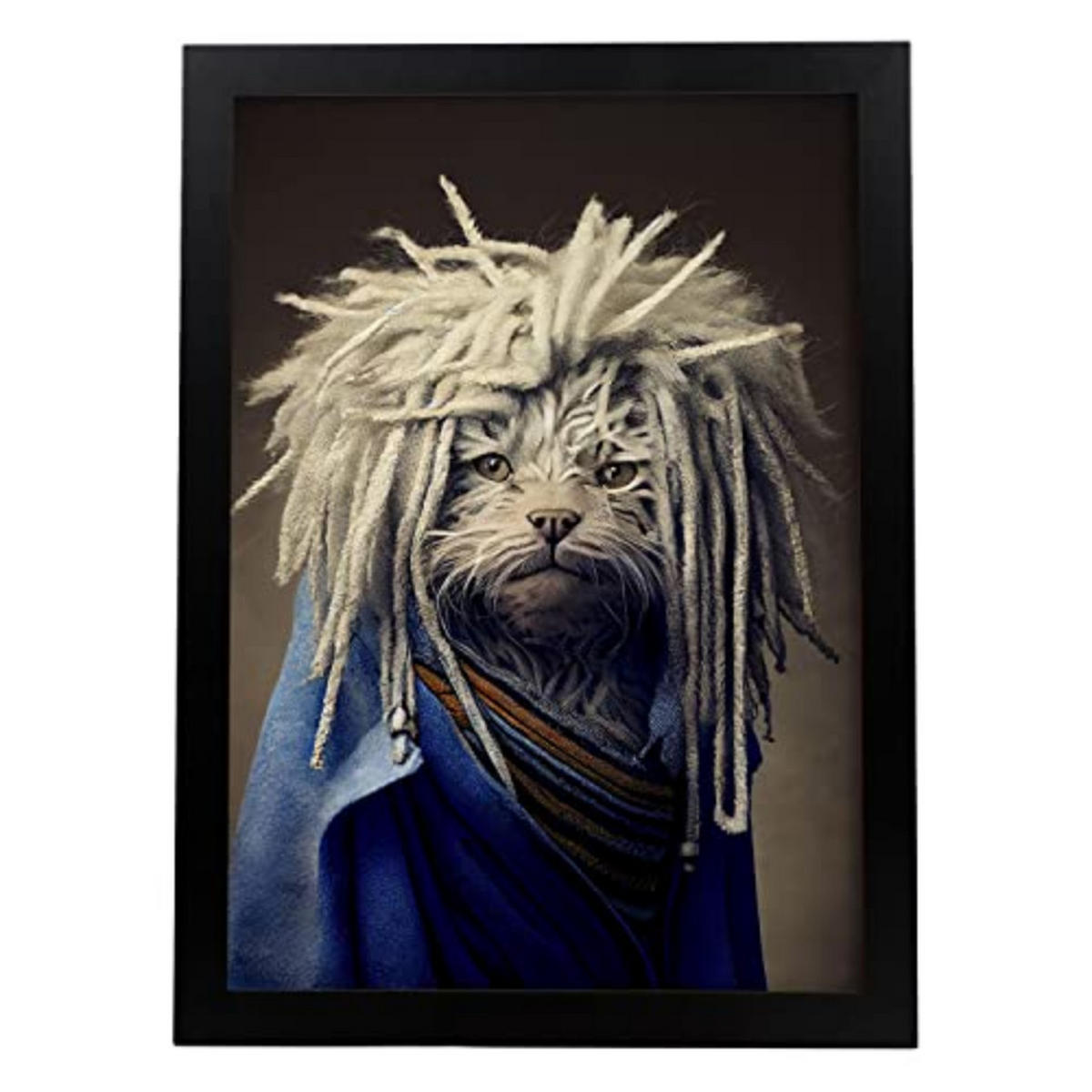 POSTER Komondor In Voller Farbe Fotostil A4 Rahmenlos - Klar, Papier (29.7/5/21cm) - Nacnic