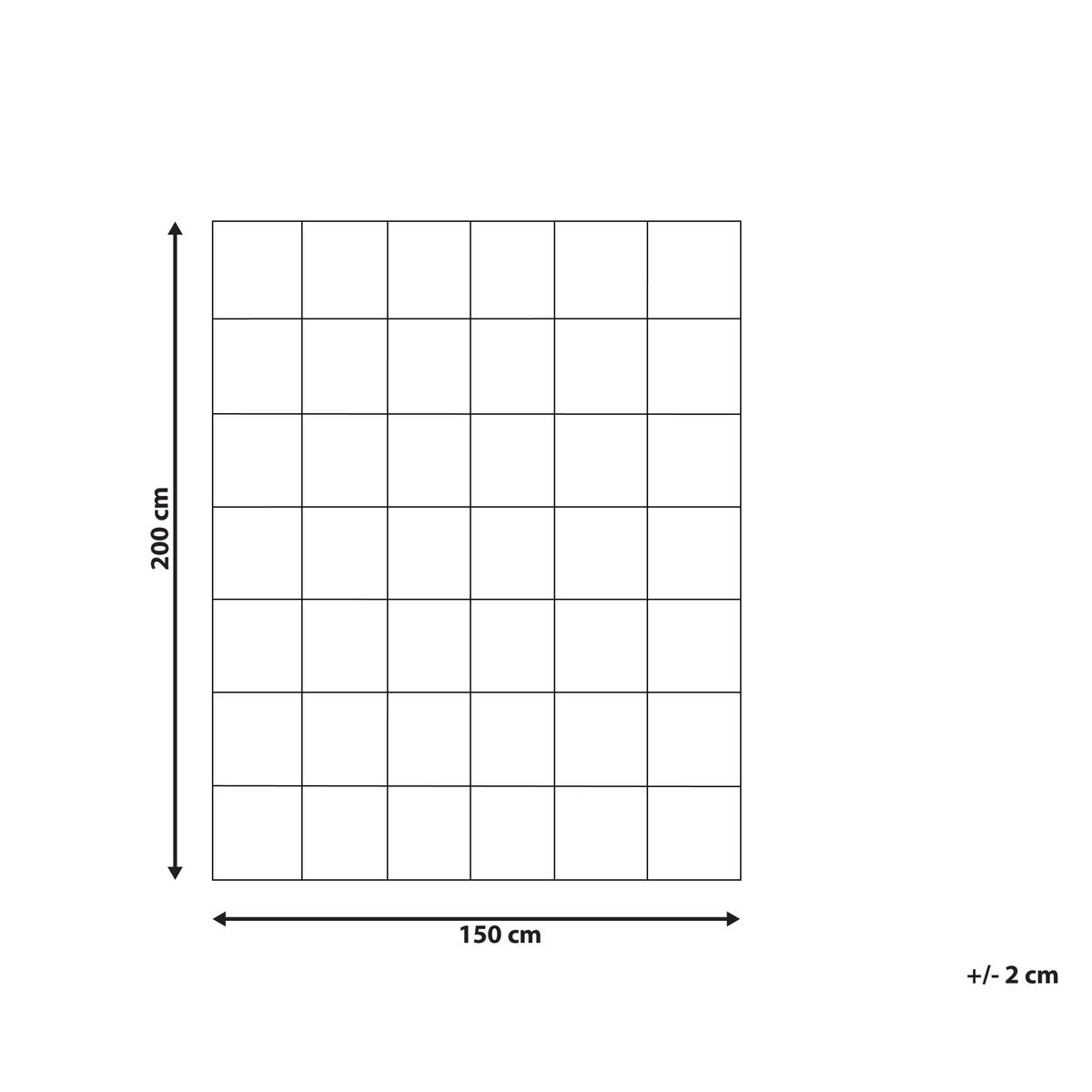 PŘIKRÝVKA Kachní peří a Prachové peří Lehká Teplá 150/200 cm Cervino - bílá, textil (150/200cm) - Beliani