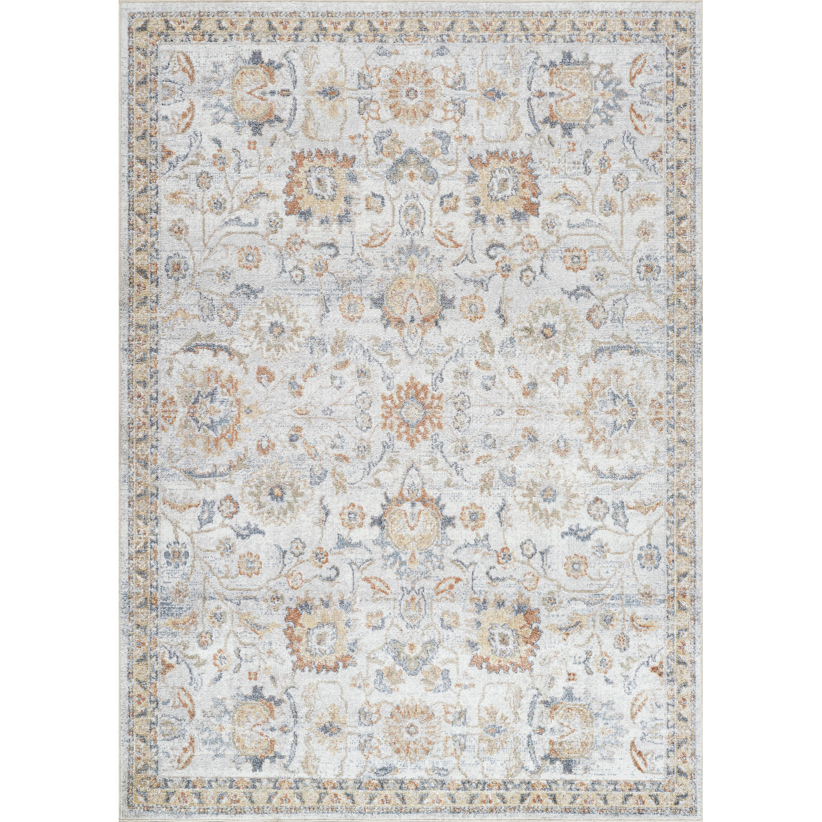 TEPPICH Maschinenwaschbar 120x170 cm Grau - Grau, Naturmaterialien/Textil (120/170cm) - LIVABLISS