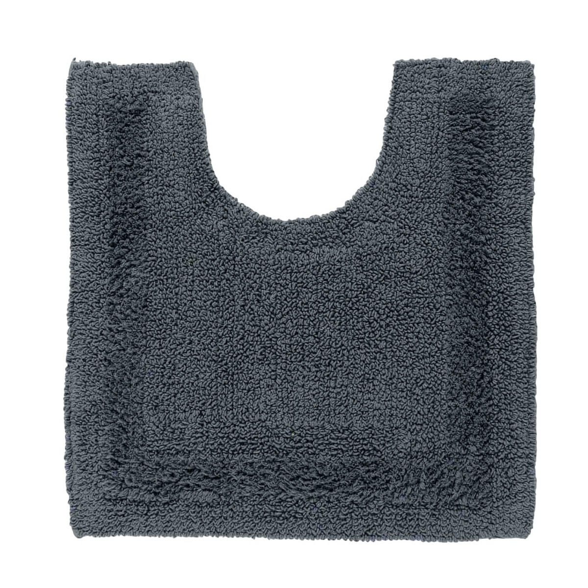 WC-VORLEGER 50/55 cm, 100% Baumwolle, wendbar - Grau, Textil (50/55cm) - Homescapes