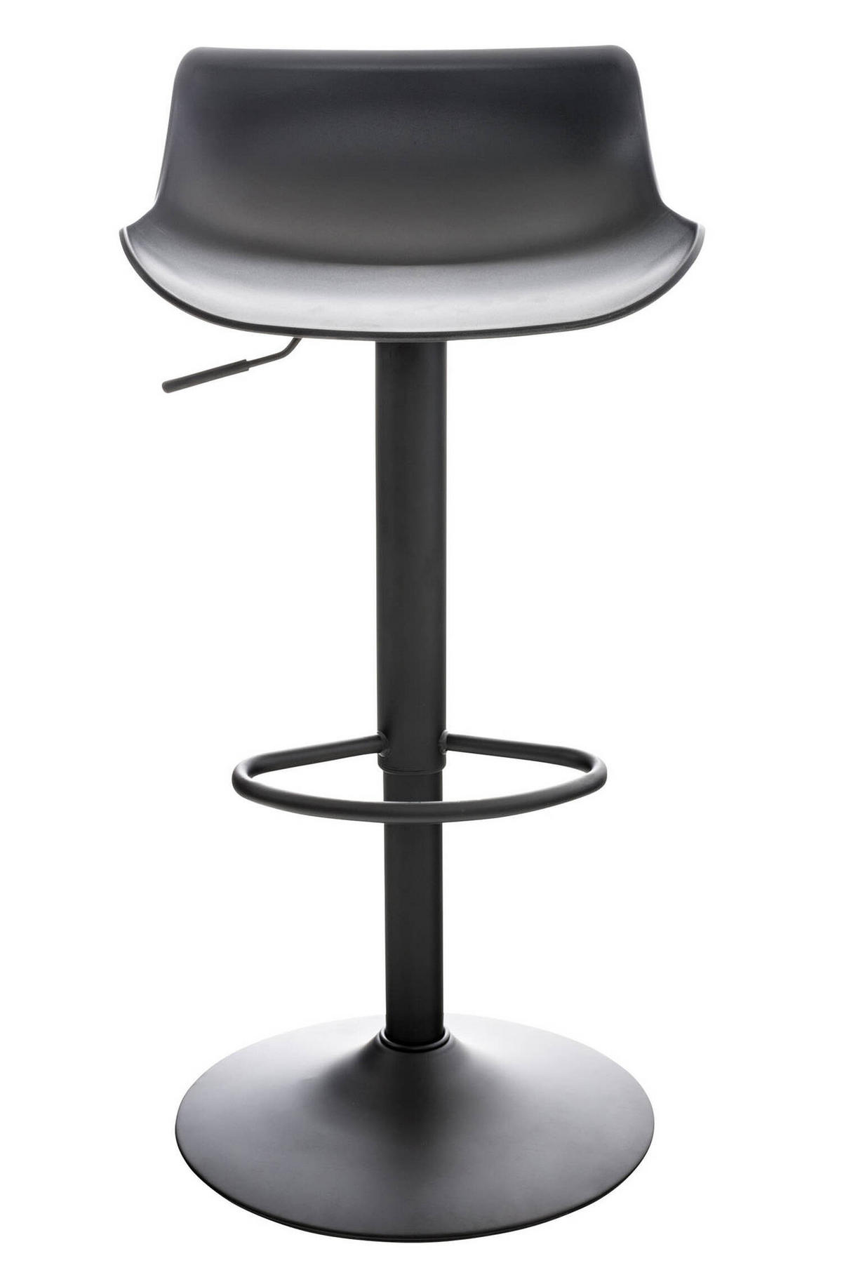 BARHOCKER Averna, Gestell Metall, Kunststoff Schwarz - Schwarz, Kunststoff/Textil (43/96/44cm) - TPFLiving