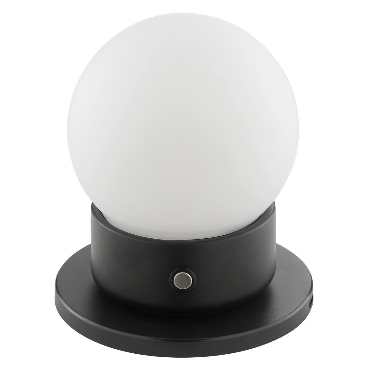 TISCHLEUCHTE Dori Weiß/Schwarz 10,5/10,5/12,8 cm - Multicolor, Glas (10.5/10.5/12.8cm) - Brilliant