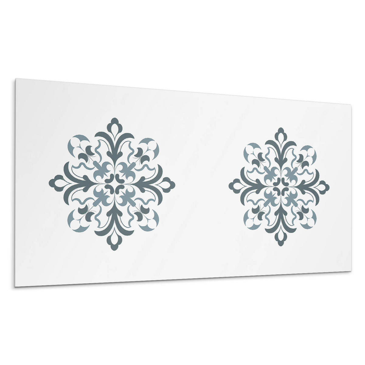 WANDPANEEL 10x 40x20 cm selbstklebend Velaria - Silberfarben, Kunststoff (20/1.6/40cm) - Wallfluent