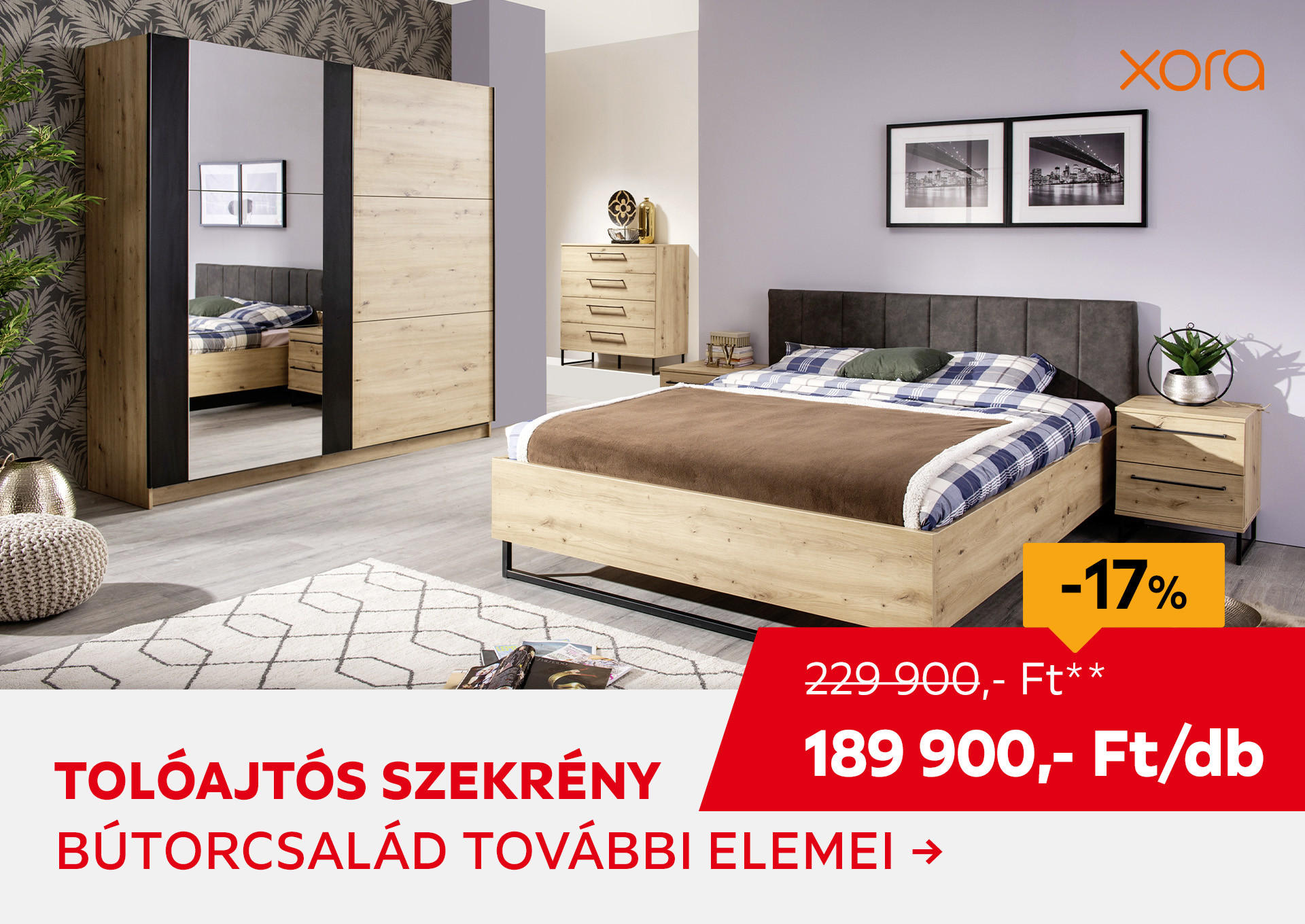 TOLÓAJTÓS SZEKRÉNY  Kiemelt termék 229900 Ft.- helyett 189900 Ft.-