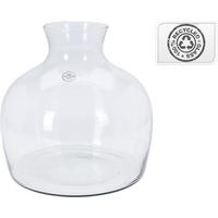 VASE Recycling Transparent 35.5/34.5/35.5 cm Glas - Transparent, Glas (35.5cm) - Mondex