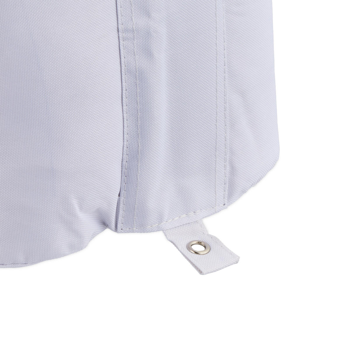 4XPAVILLON-SANDSÄCKE - Weiß, Textil/Metall (42/40/1.5cm) - Relaxdays