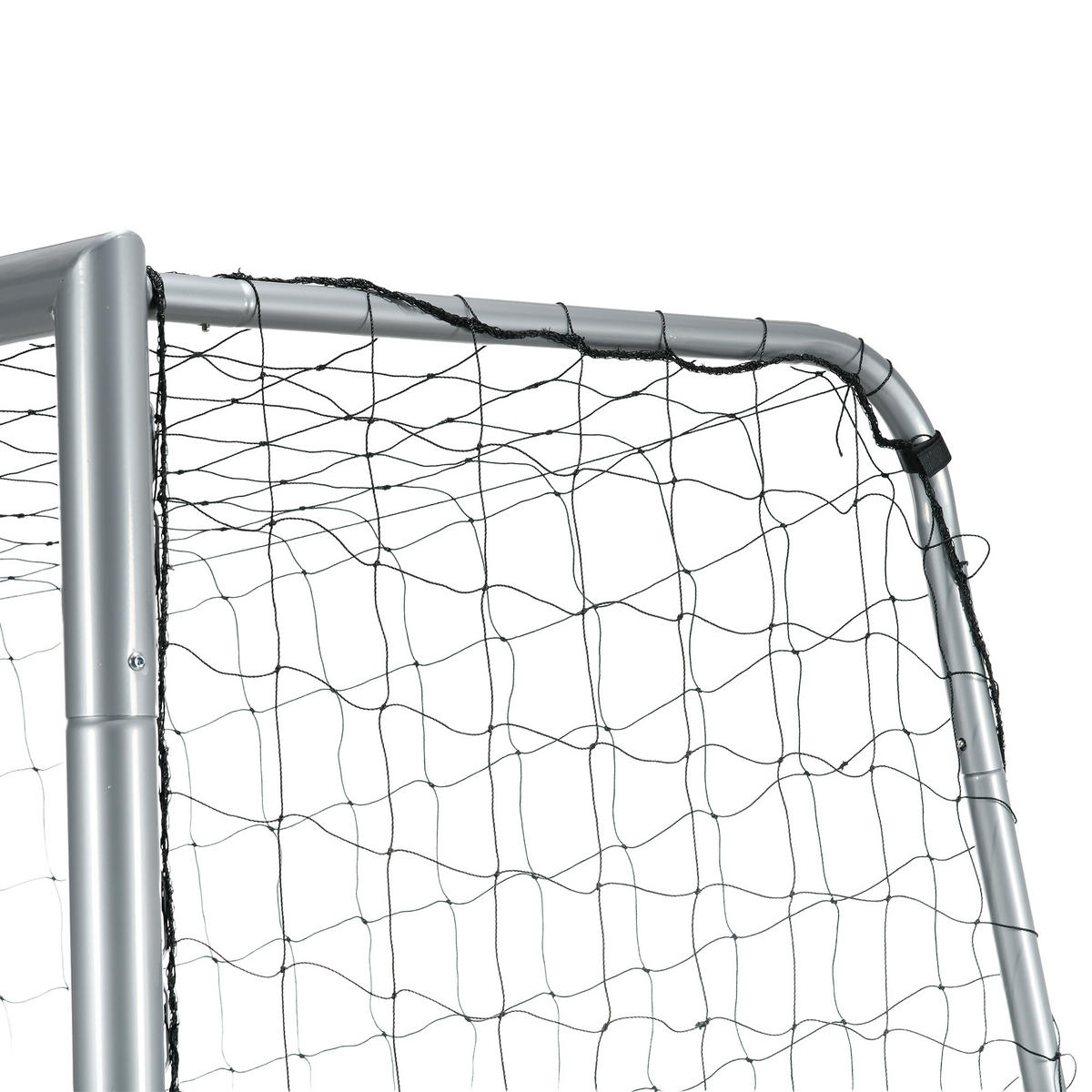 FUSSBALLTOR DE-10569 300x200 cm, wetterfest Schwarz - Grau, Metall (120/300cm) - ComfortXL