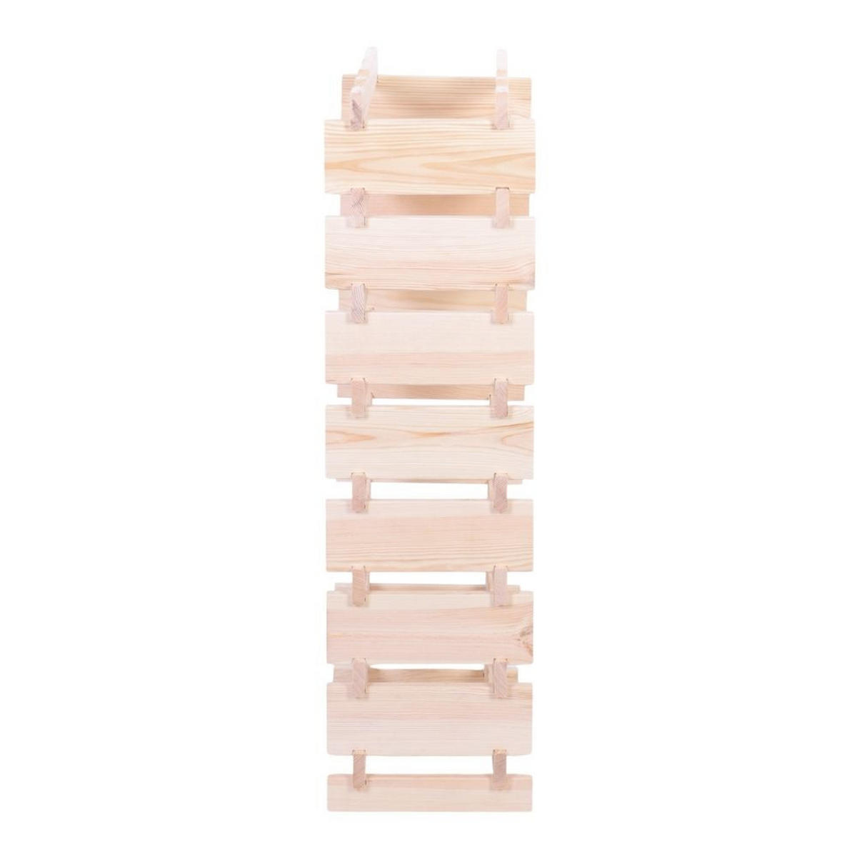 WEINREGAL VINOTECA FLEX PRO HxBxT 107x46x28cm 32 Flaschen auf 8 Ebenen Natur unbehandelt - Naturfarben, Holz (46/107/28cm) - PROREGAL