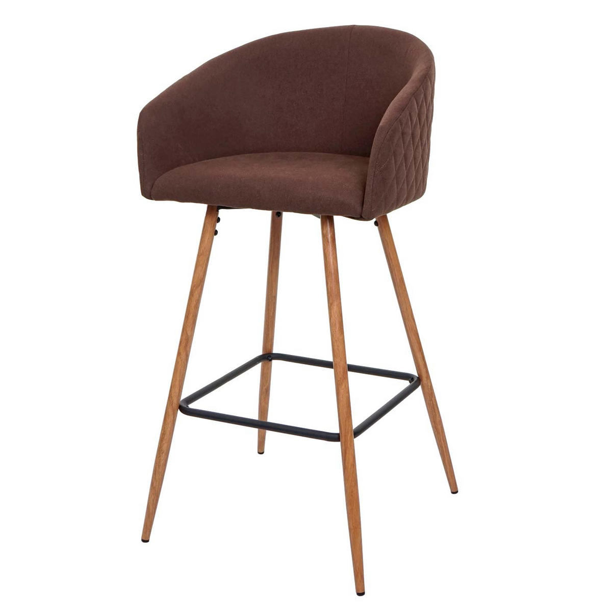 BARHOCKER Braun 2er-Set - Braun, Textil (53/100/50cm) - MCW
