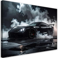 LEINWANDBILD Kraftfahrzeuge 100x70cm - Schwarz, Textil (100/70cm) - Feeby