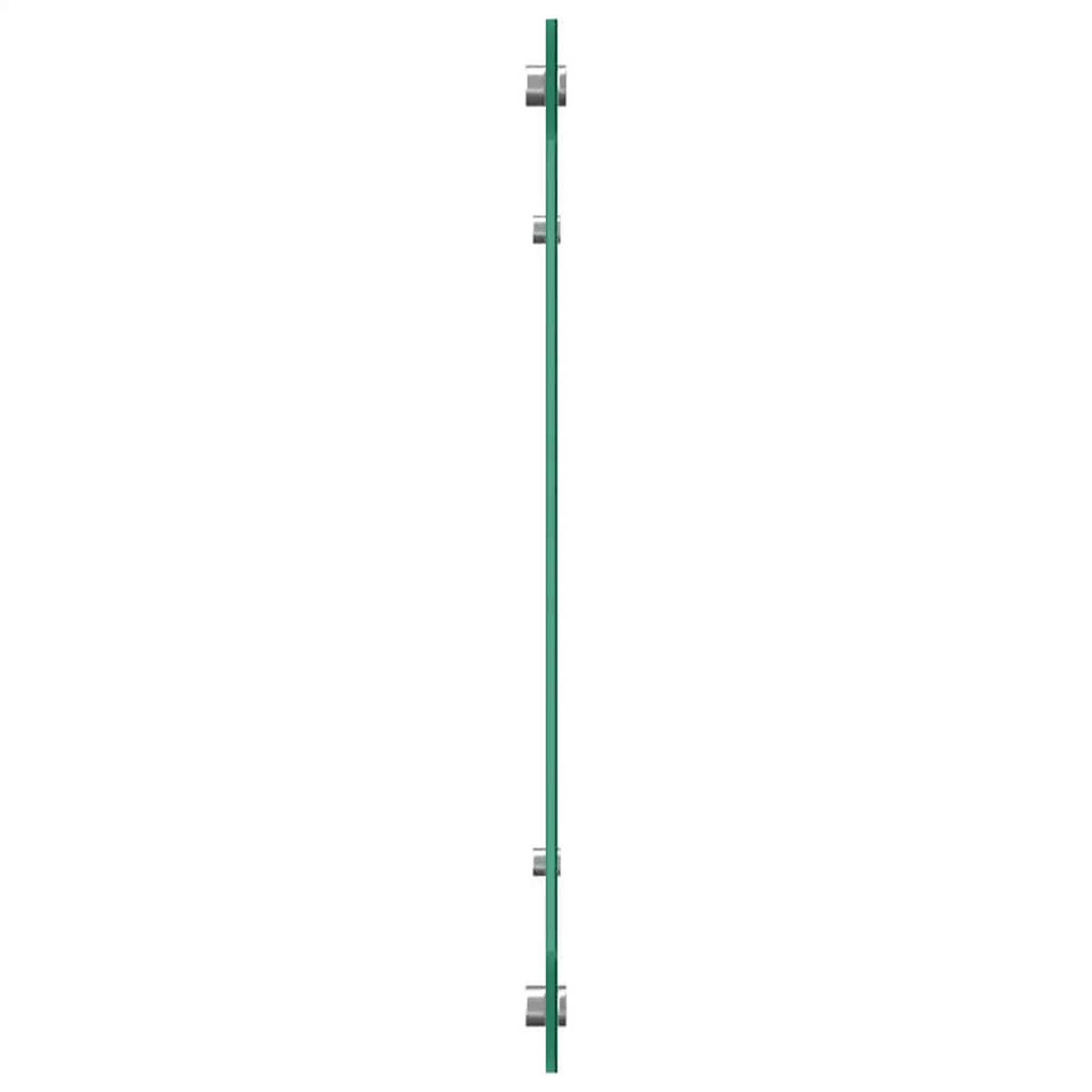 KÜCHENRÜCKWAND Glas 80x40 cm Transparent Wand-Spritzschutz - Transparent, Glas (80/40/0.6cm) - DELUKE