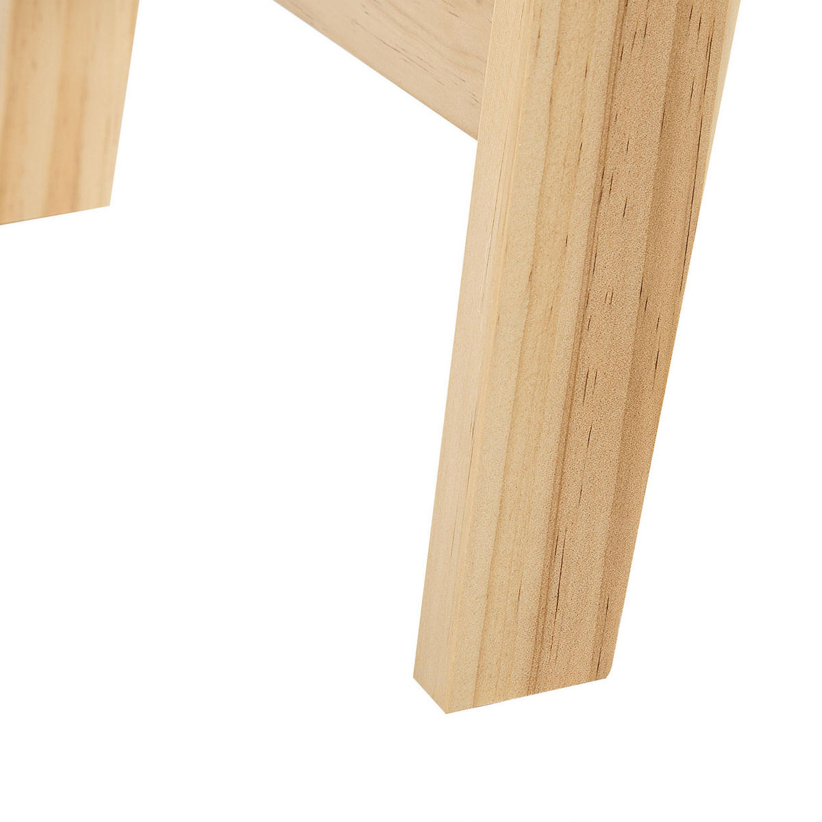 KONSOLENTISCH weiß 2 Schubladen Sully - Hellbraun/Weiß, Holzwerkstoff (35/100/78cm) - Beliani