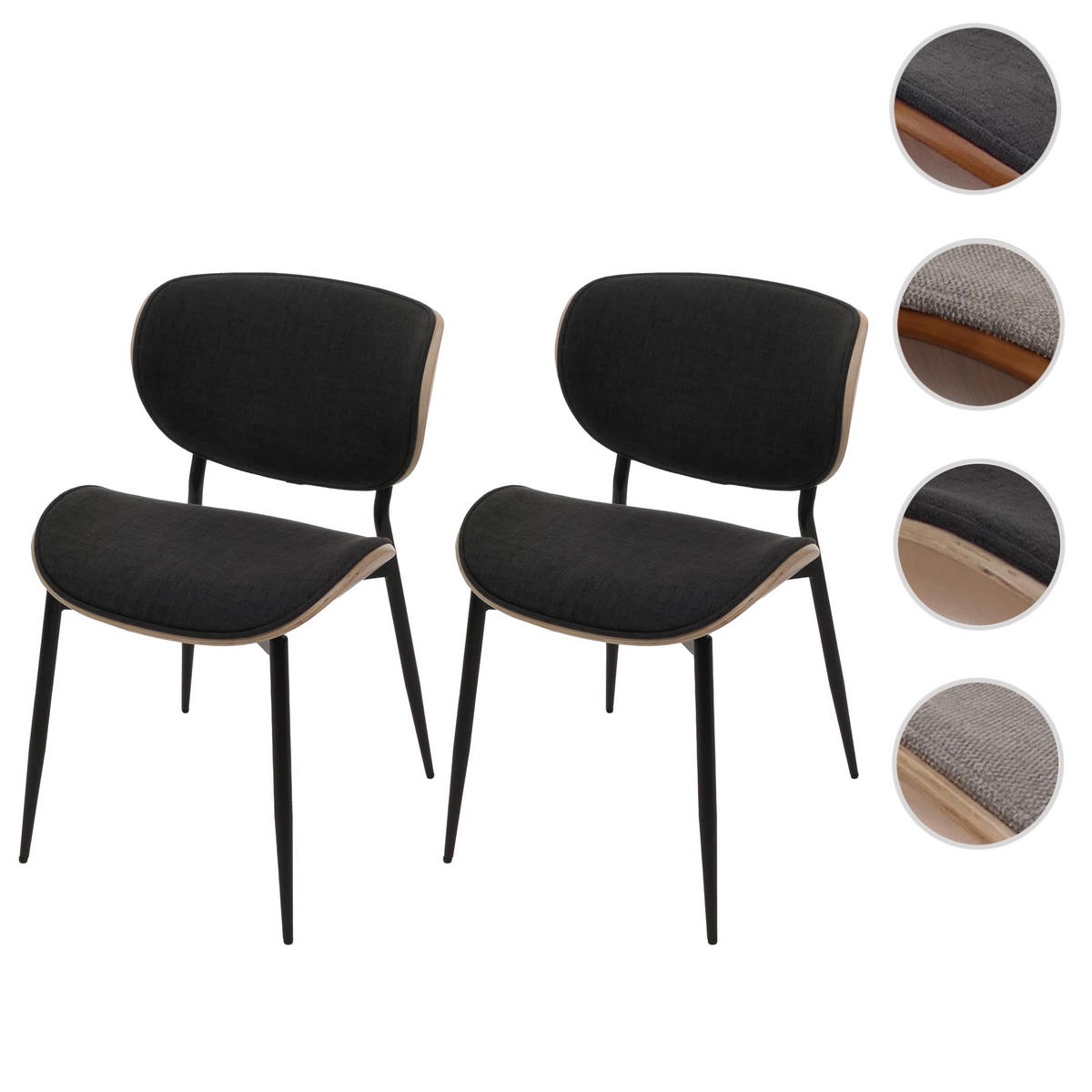 ESSZIMMERSTUHL Beige, Grau - Beige/Grau, Textil (51/80/55cm) - MCW