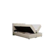 BOXBETT Reve 140 x 200 cm mit Bettkasten und Lattenrost ohne matratze - beige - Beige, Holz (140/206cm) - Panda Möbel