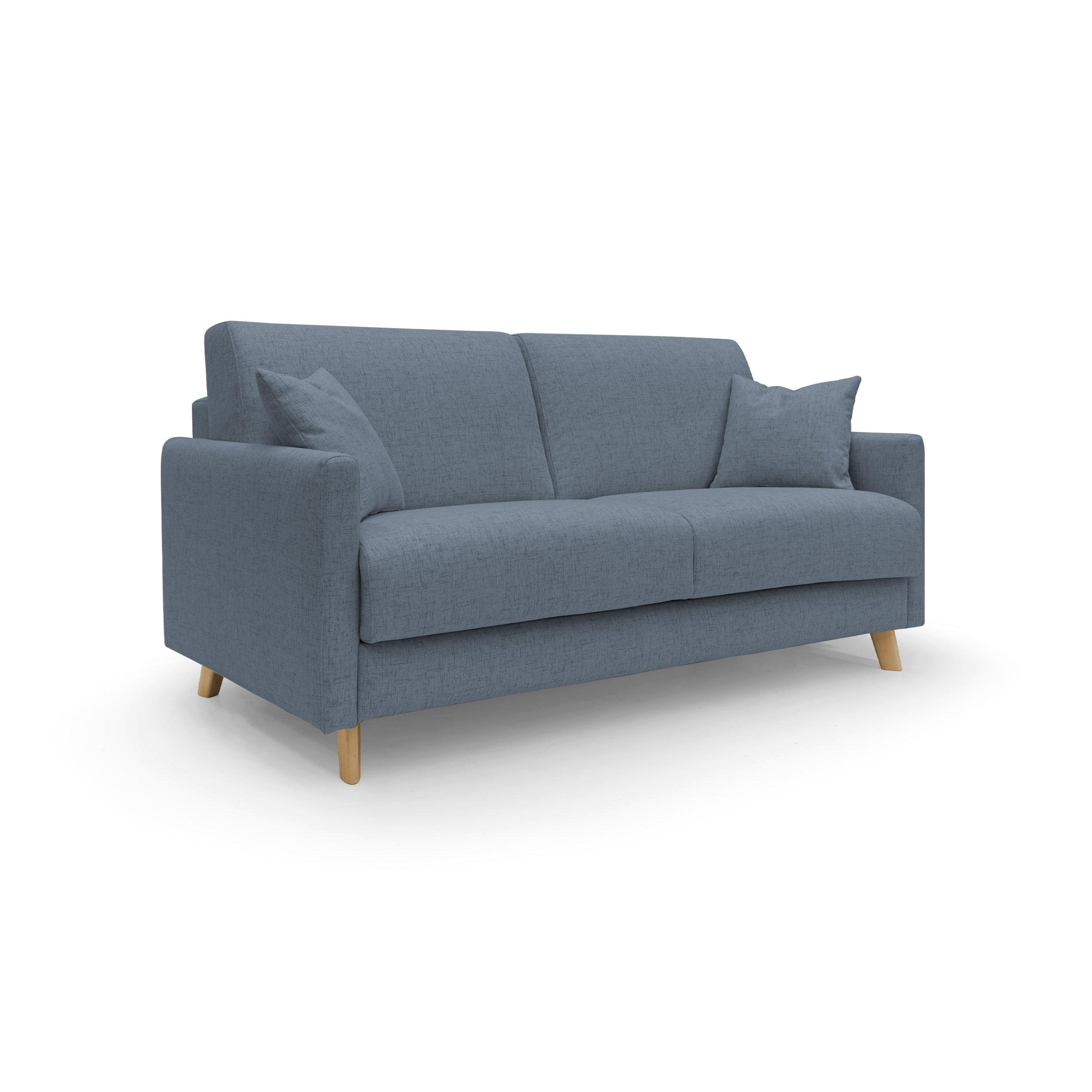 SCHLAFSOFA Edgar - Blau, Textil (200/94/97cm) - Divani.store
