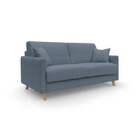 SCHLAFSOFA Edgar - Blau, Textil (160/94/97cm) - Divani.store
