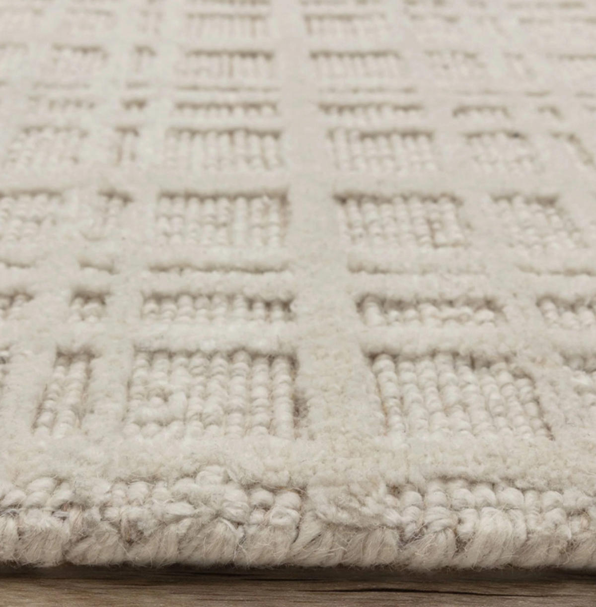 TEPPICH handgewebt Naturfaser HATCHY Weiß 120 x 170 cm - Weiß, Naturmaterialien (120/170cm) - Novatrend