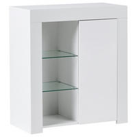 SIDEBOARD mit LED-Beleuchtung Weiß Kamloops - Weiß, Holzwerkstoff (75/84/35cm) - Beliani
