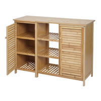 BADEZIMMERSCHRANK Braun - Braun, Holz (99/75/33cm) - MCW