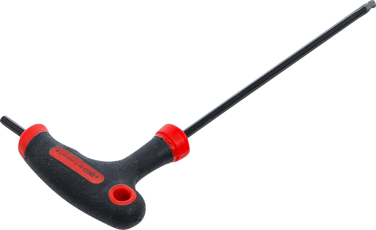 SCHRAUBENDREHER MIT T-GRIFF UND SEITLICHER KLINGE | INNENSECHSKANT / - Multicolor, Kunststoff/Metall (1/1cm) - BGS technic