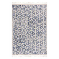 KURZFLOR-TEPPICH Art 1271 Blau 160x230 cm - Blau, Textil (160/230cm) - carpet city