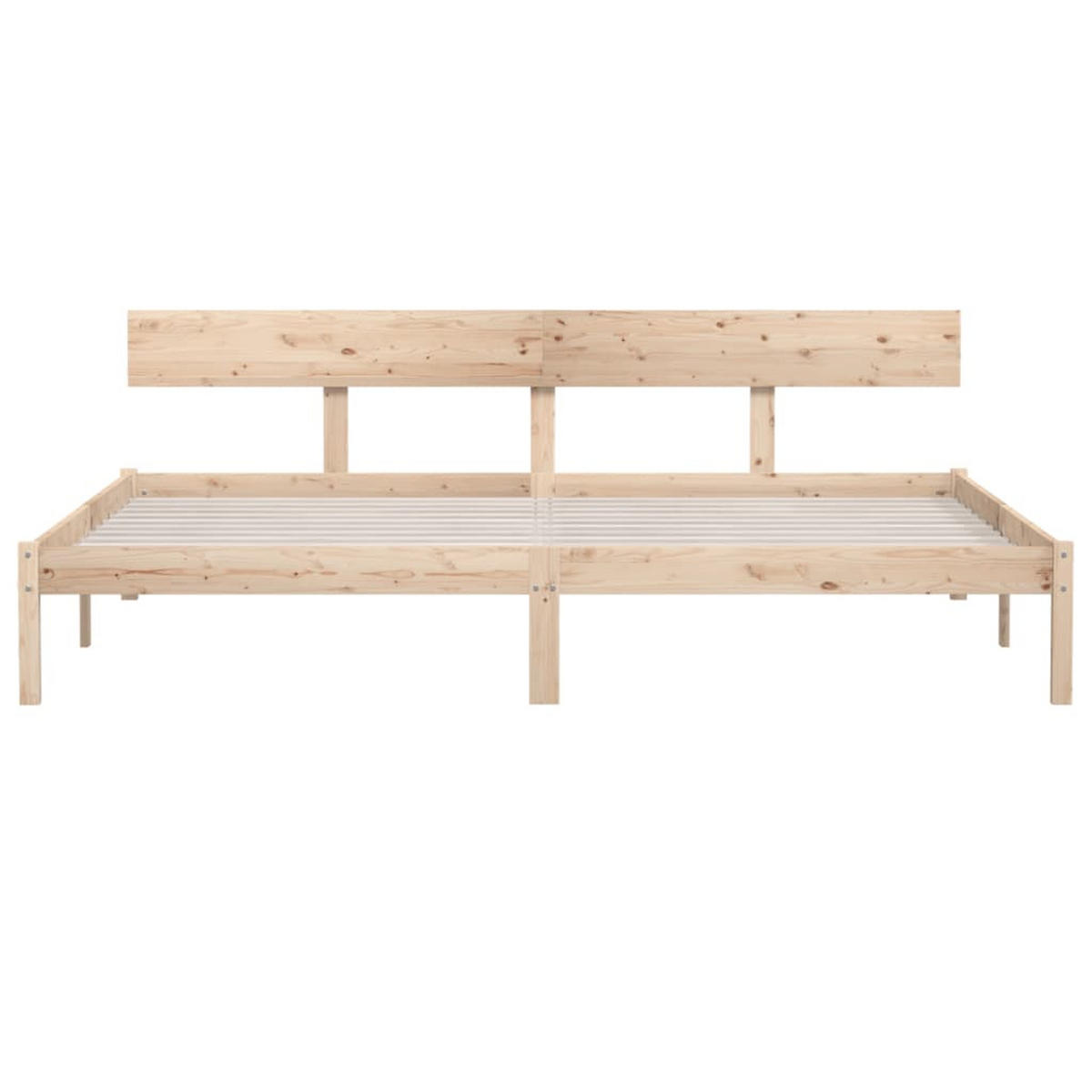 MASSIVHOLZBETT Kiefer 180x200 cm - Braun, Holz (180/200cm) - furnicato