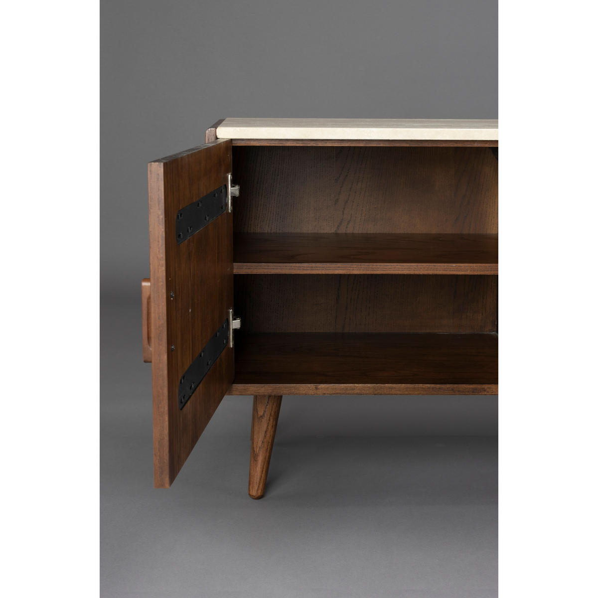 SIDEBOARD Arda - Beige, Holz (160/60/40cm) - Dutchbone