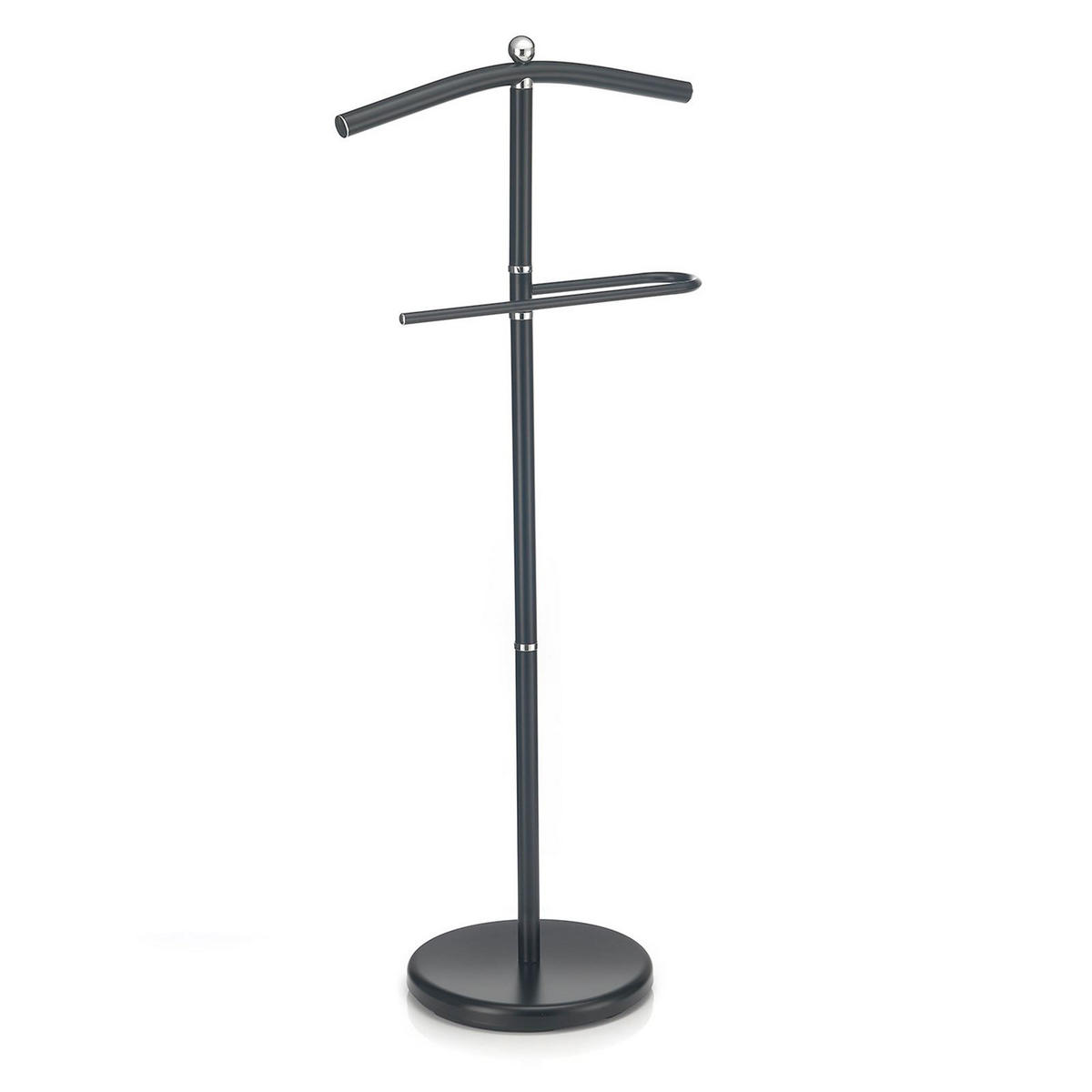 HERRENDIENER JÖRG - Schwarz, Metall (45/108/27cm) - CARO-Möbel