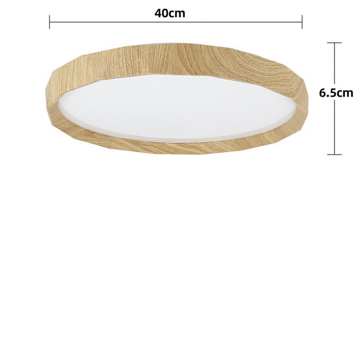 DECKENLEUCHTE Xantheira 40/40/7 cm - Braun, Metall (40/40/7cm) - ZMH