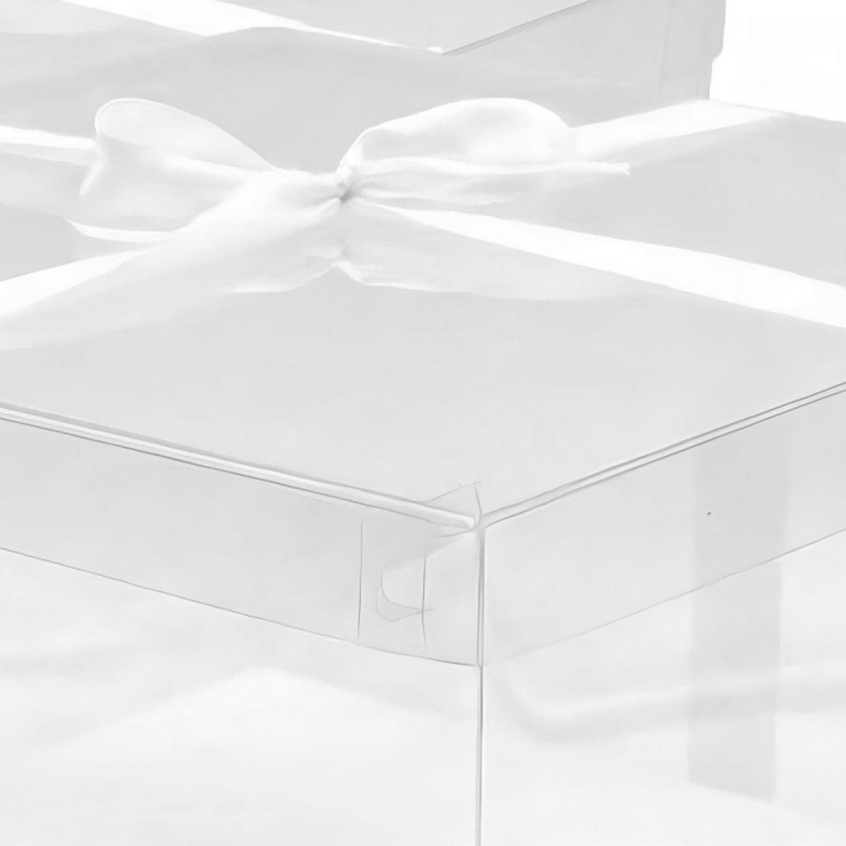 2XKRABICE na dort - průhledná, textil/plast (30/20/30cm) - Relaxdays