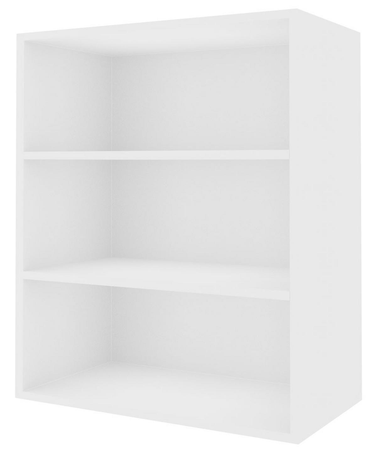 HÄNGESCHRANK Florence W2/60 Weiß / RAL 1013 perlweiß HG 60 / 32,5 / 72cm - Türanschlag rechts - Weiß Hochglanz/Weiß, Holz/Holzwerkstoff (60/72/32.5cm) - Feldmann-Wohnen