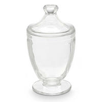 BONBONIERE aus Glas für Süßigkeiten Vivo 950 ml 12/12/22,3 cm - Transparent, Glas (12/22.3/12cm) - Vivalto