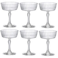 COCKTAILGLAS Cocktailgläser America 20's 270 ml - 6 Stücke - Transparent, Glas (0.27L) - Bormioli Rocco