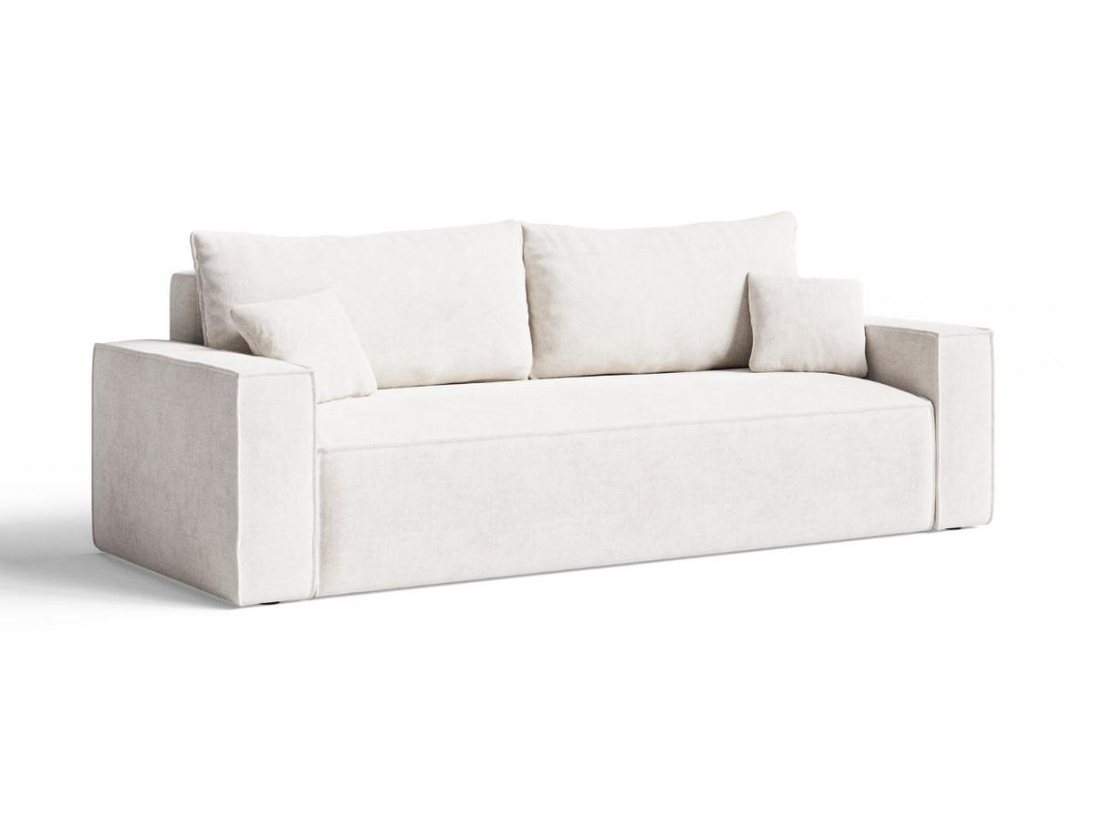 SOFA 230/90/70 Creme Sivra - Creme, Kunststoff/Textil (230/70/90cm) - Graingold