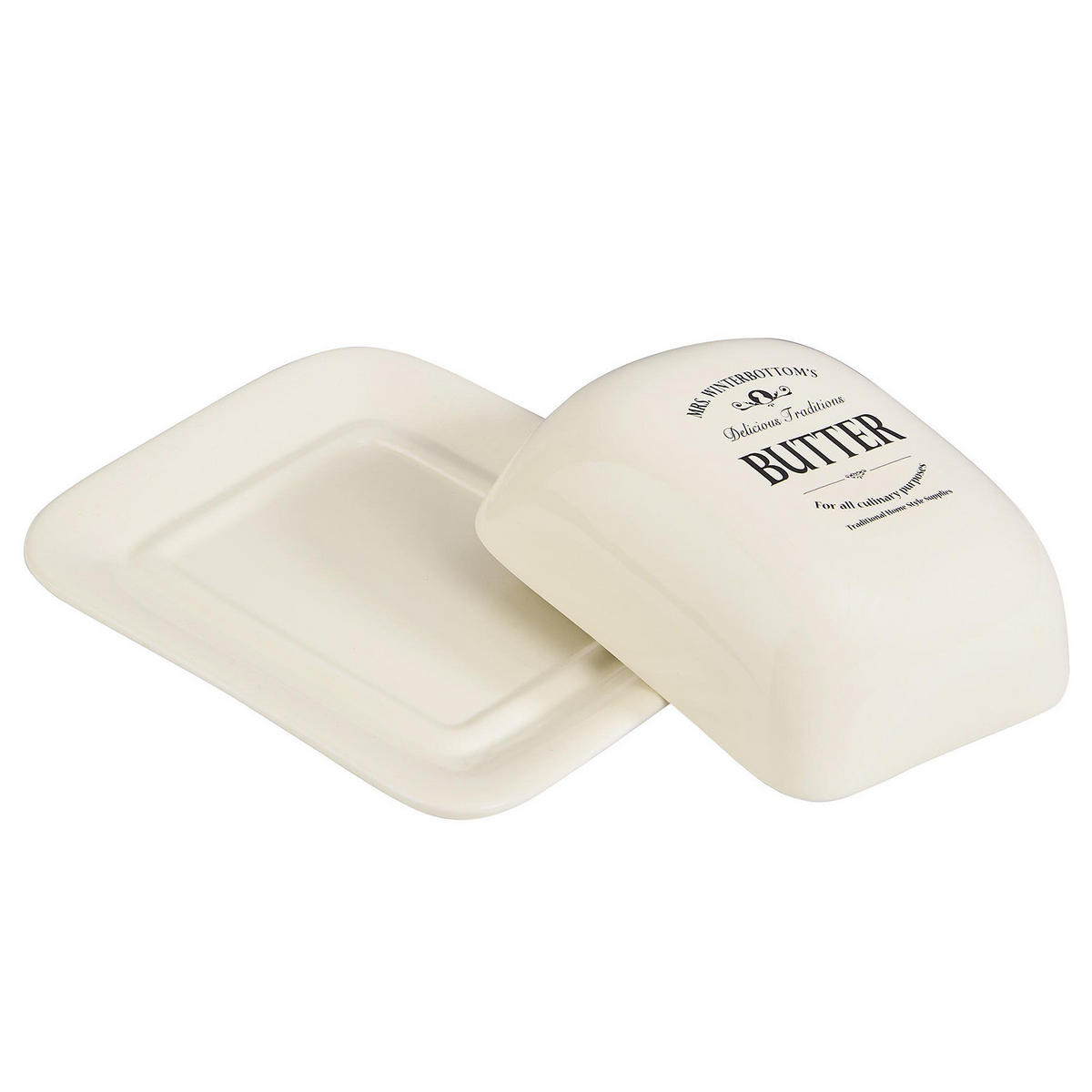 BUTTERDOSE Mrs. Winterbottom's - Beige, Keramik (16/8/19cm) - Butlers